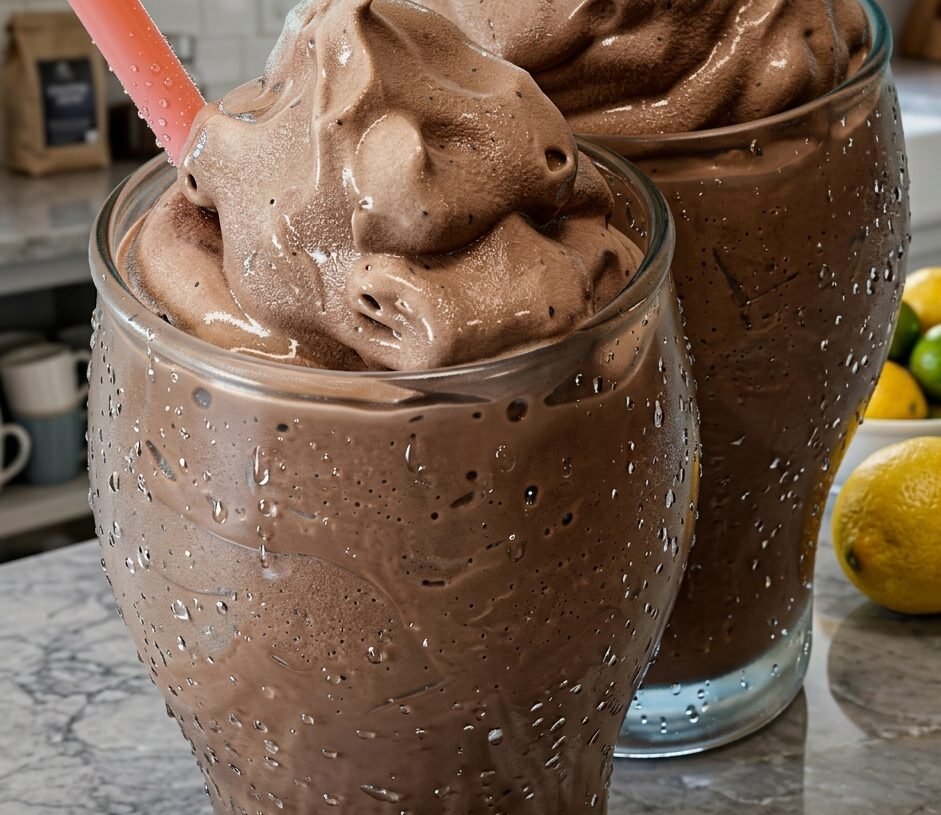 🍫 High-Protein Low-Carb Chocolate Frosty