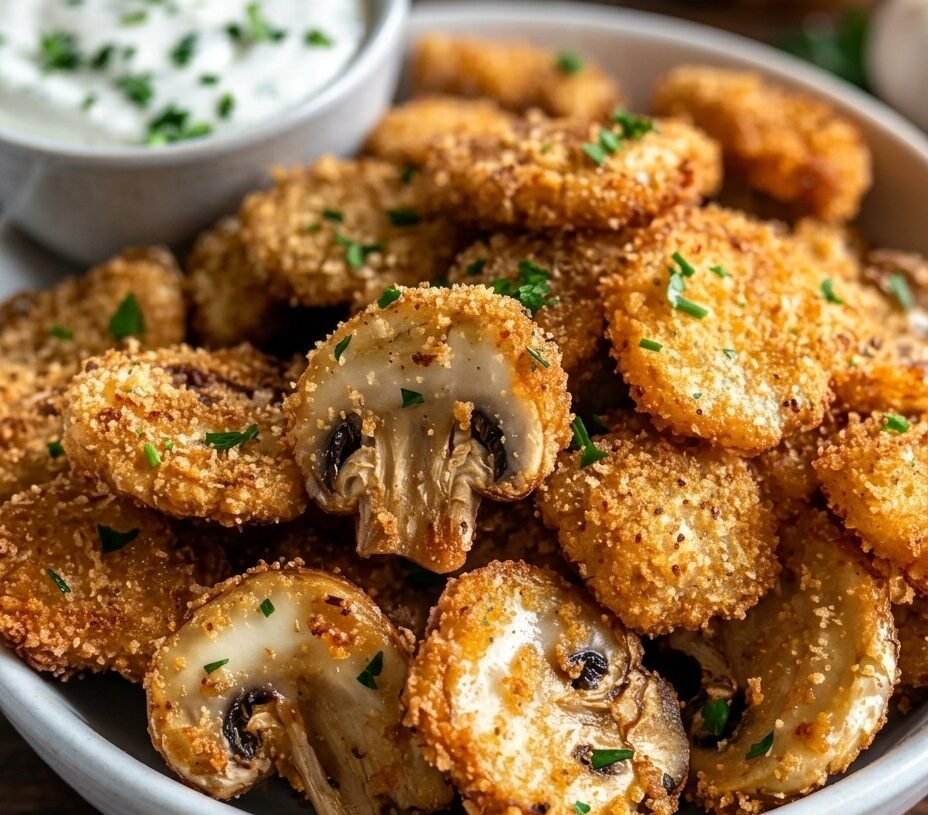 � Crispy Garlic Mushroom Bites