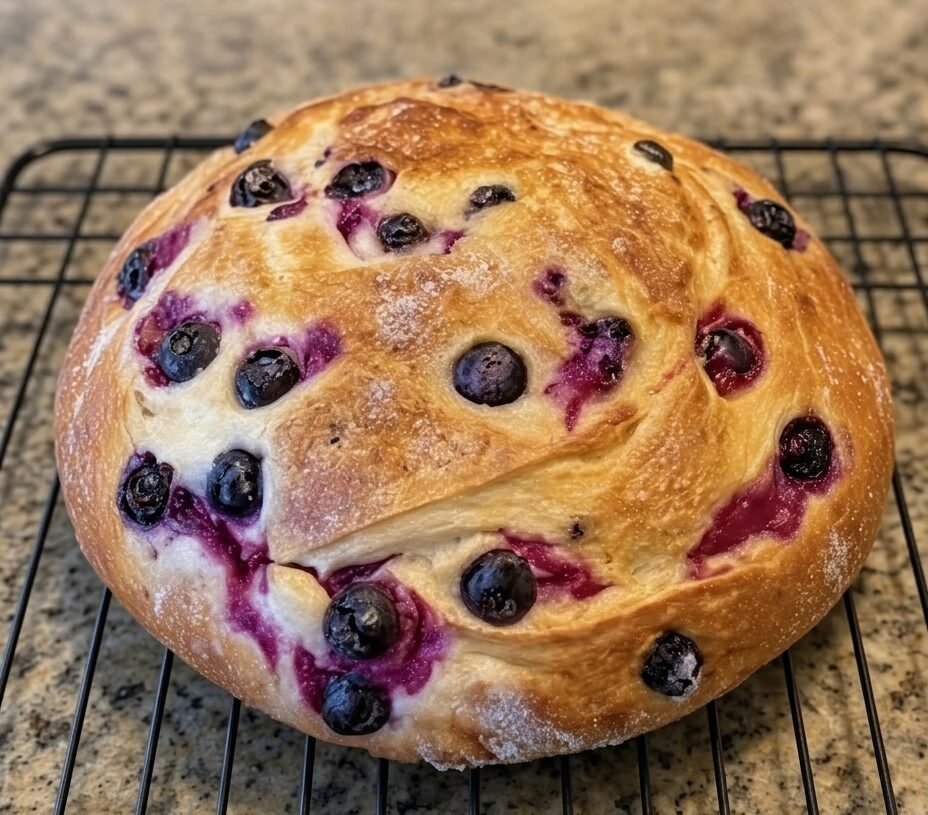 High-Protein Blueberry Cloud Bread