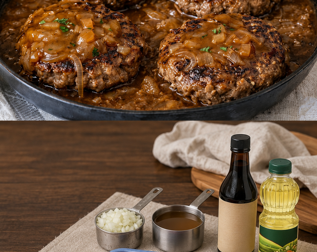 southern-style hamburger steak