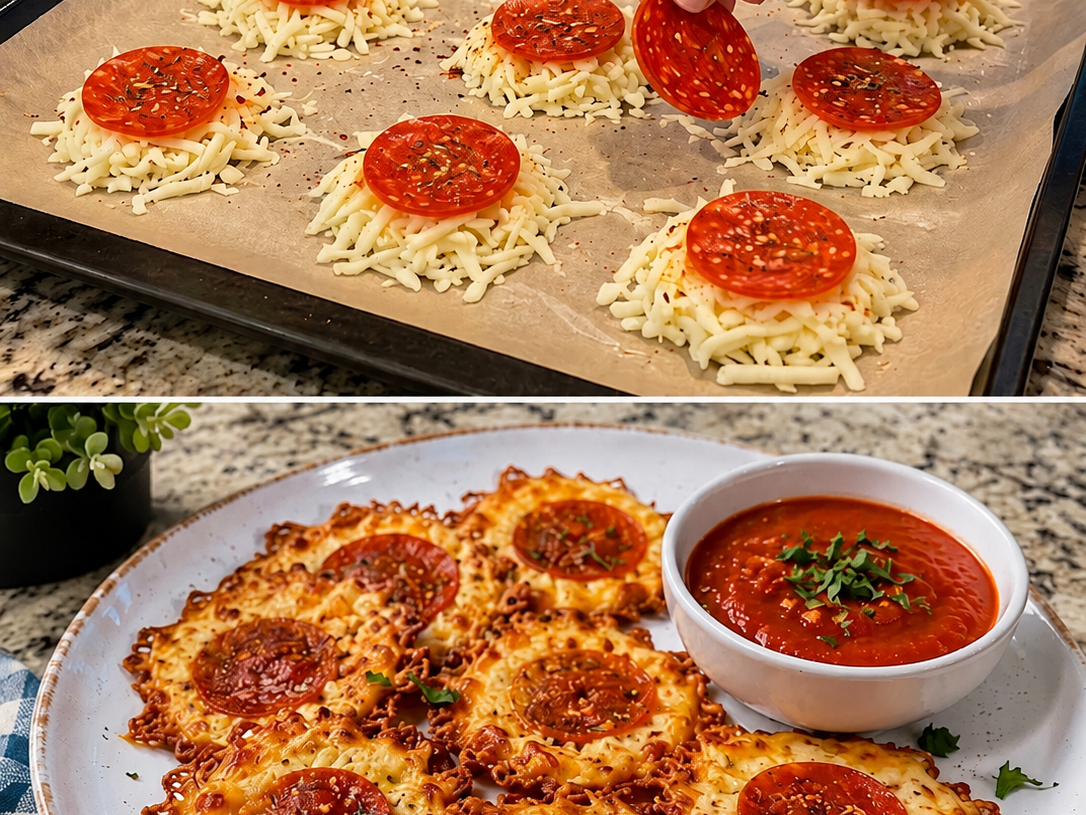 2 Ingredient Pizza Chips