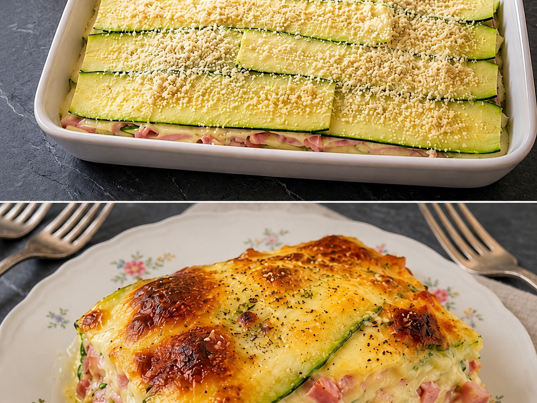 EASY ZUCCHINI PARMESAN!