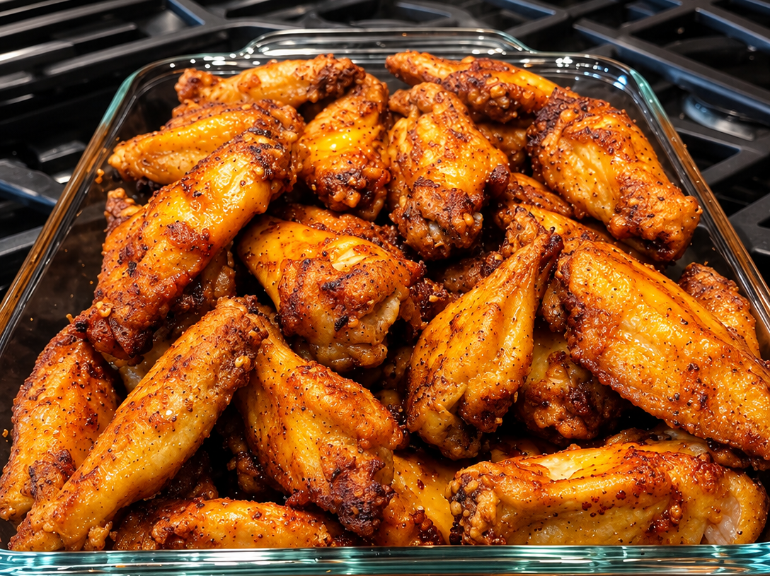 chicken wings that are crispy in an air fryer