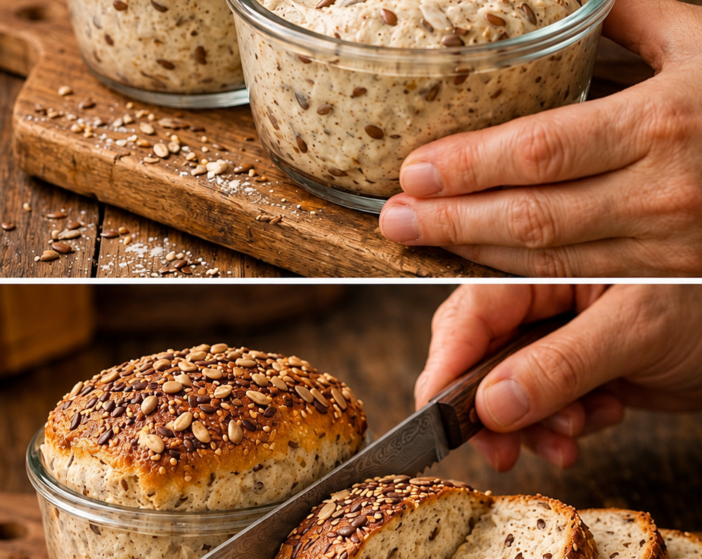 Multi-Seed Batter Bread