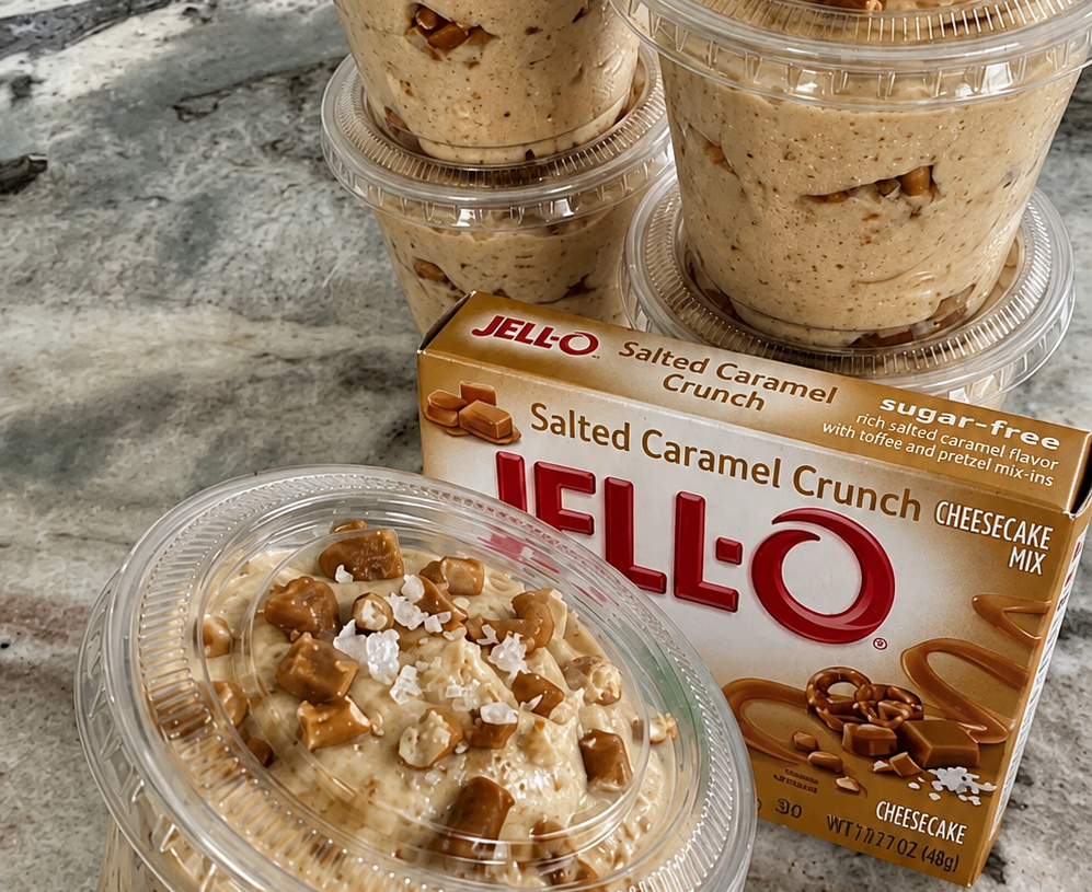 Caramel Crunch Protein Fluff cups