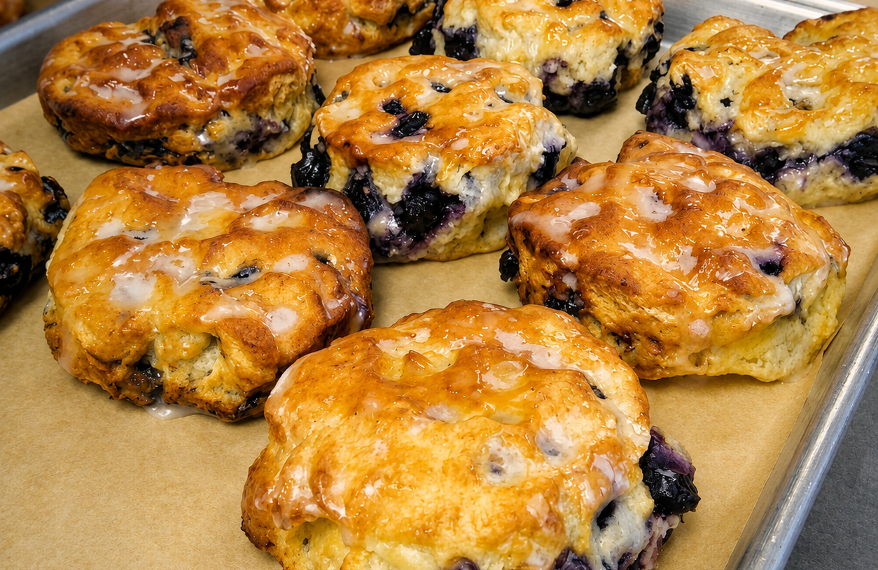 Blueberry Biscuits