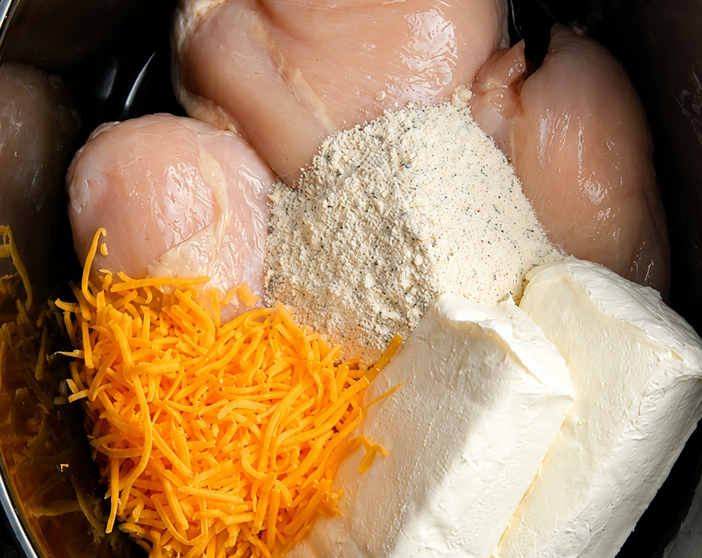 Crack Chicken in the Crock Pot