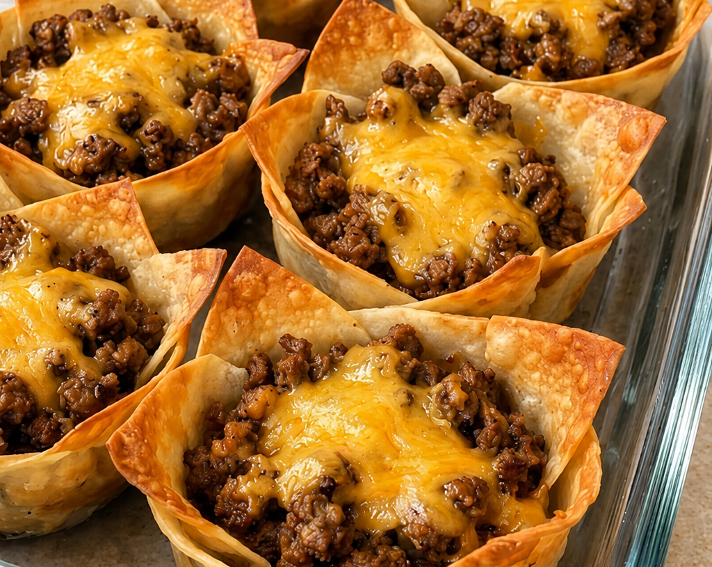 Beef Taco Cups