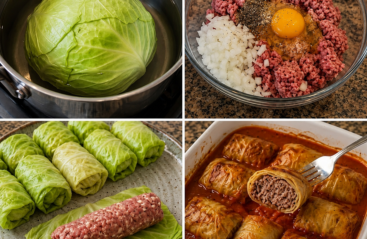 22G Protein Stuffed Cabbage Rolls