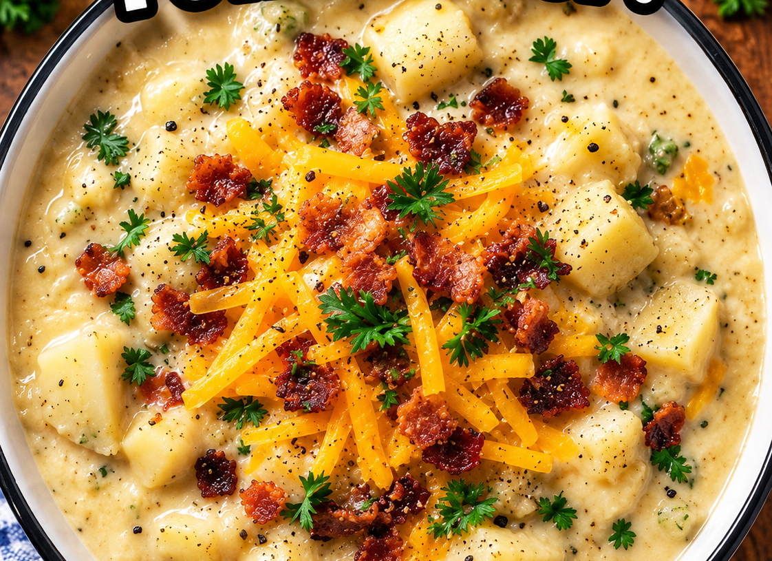 🥔 Ultra-Creamy Loaded Potato Soup