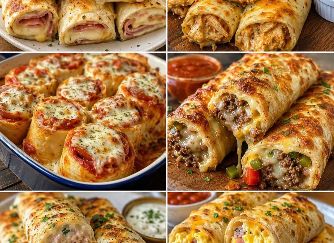 Crispy Cheesy Chicken Tortilla Roll-Ups