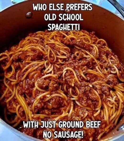 🍝 Old-School Ground Beef Spaghetti