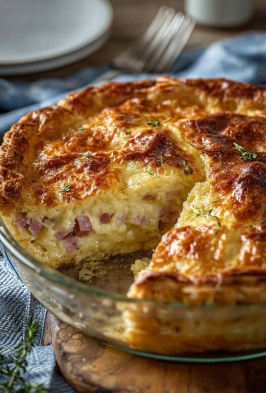 Classic Ham & Cheese Quiche