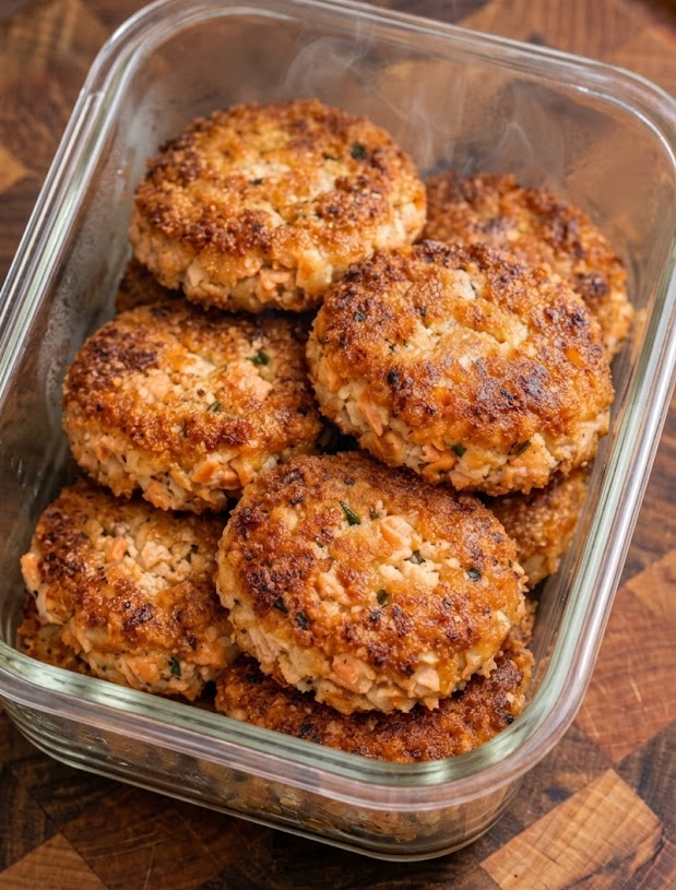 Crispy Salmon Patties