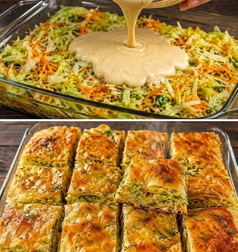 Baked Cabbage and Carrot Casserole