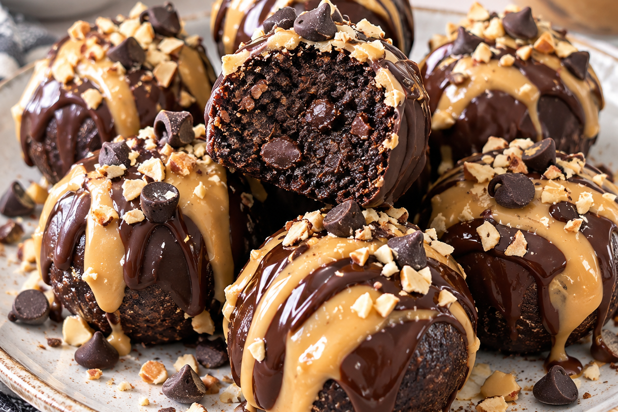 🍫 Protein Brownie Bombs