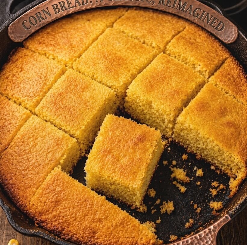 Classic Homemade Cornbread Recipe 🌽