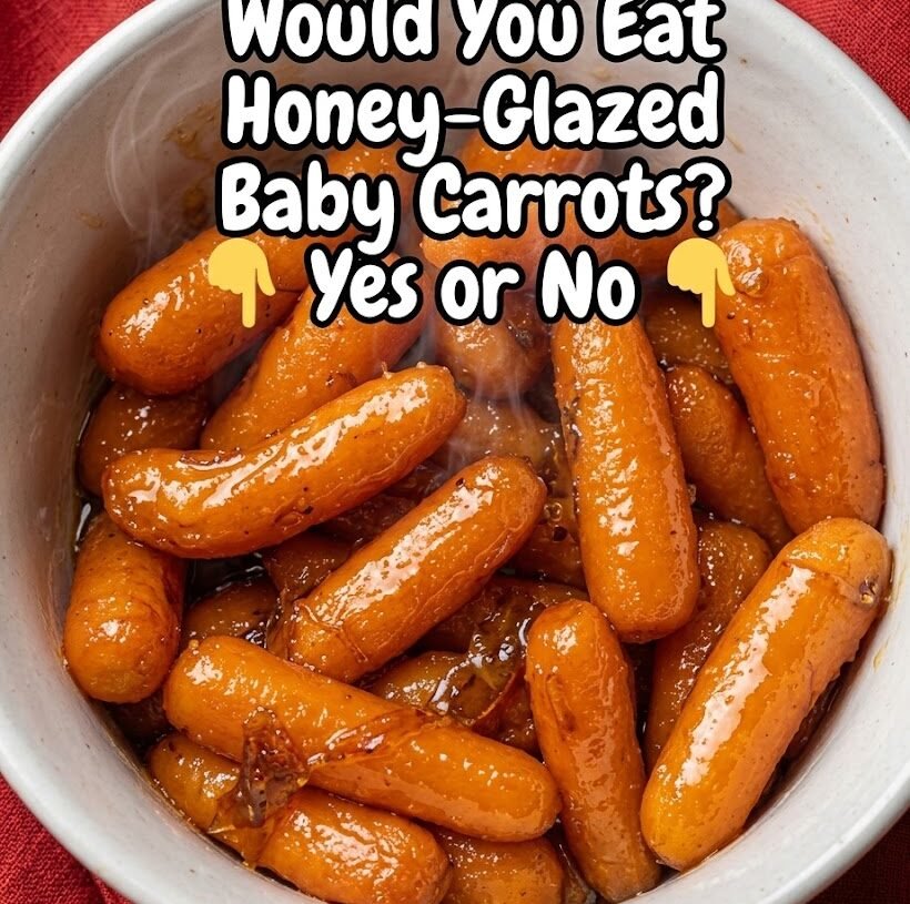 Honey-Glazed Baby Carrots 🥕🍯
