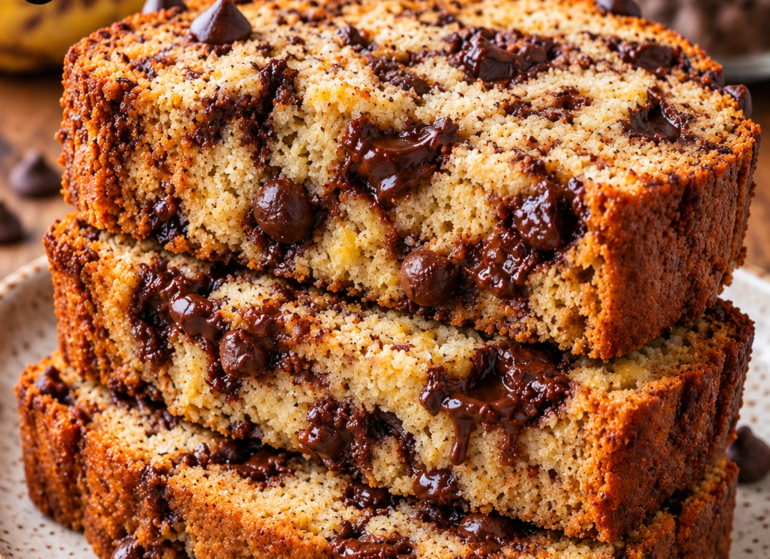 🍌🍫 Chocolate Chip Banana Bread