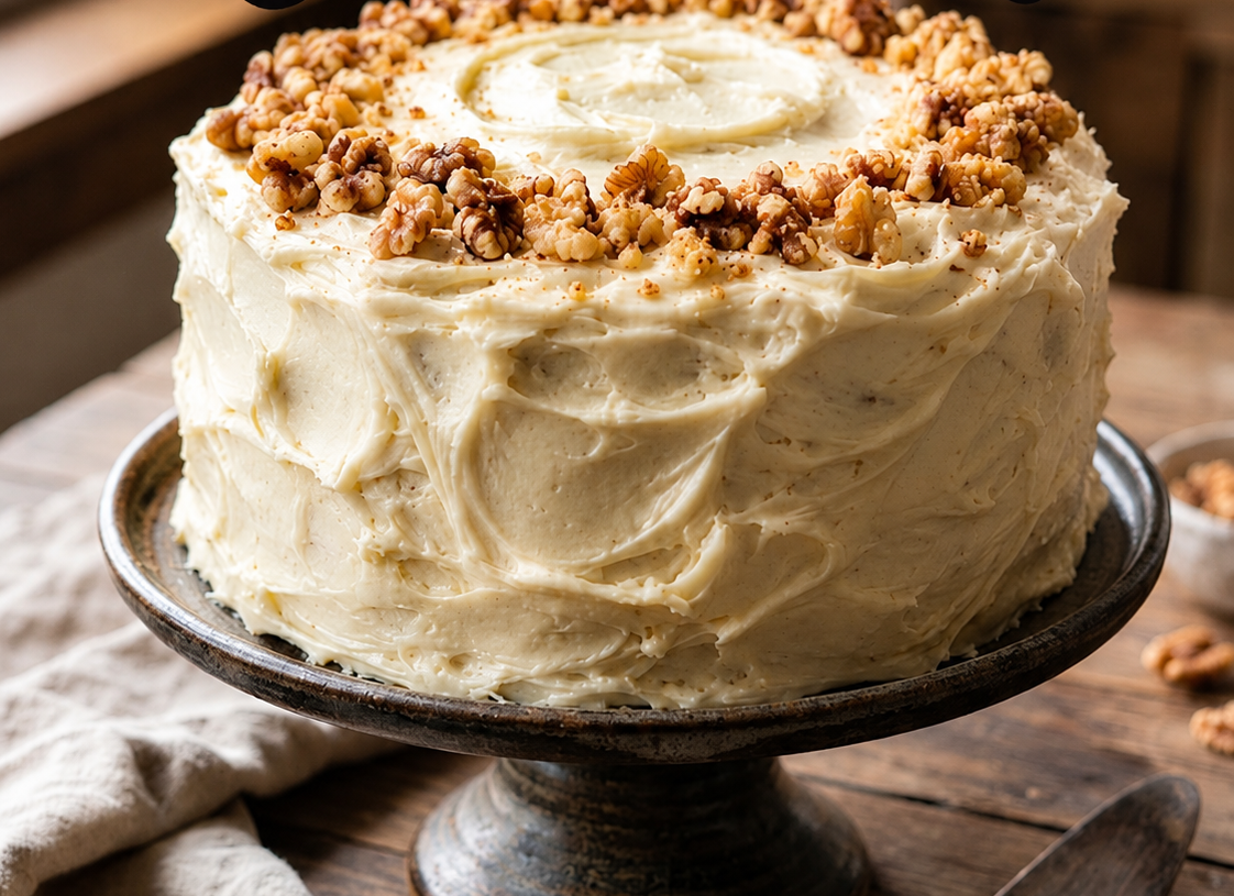 Classic Carrot Cake with Cream Cheese Frosting