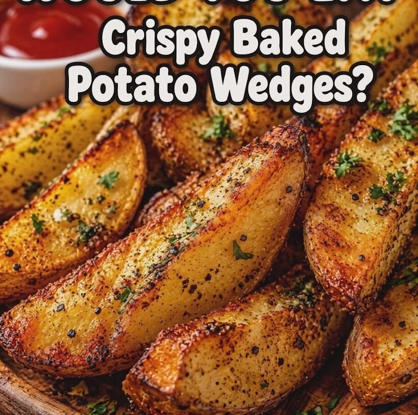 Crispy Baked Potato Wedges