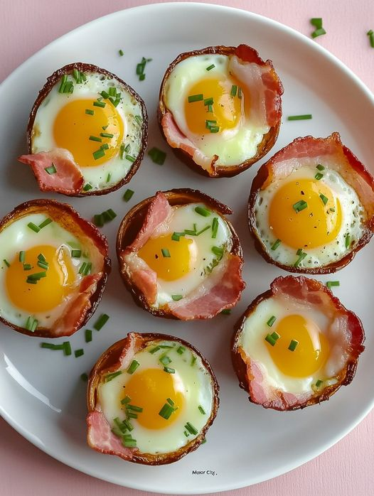 🥚 Keto Salami Egg Muffins with Goat Cheese 😋