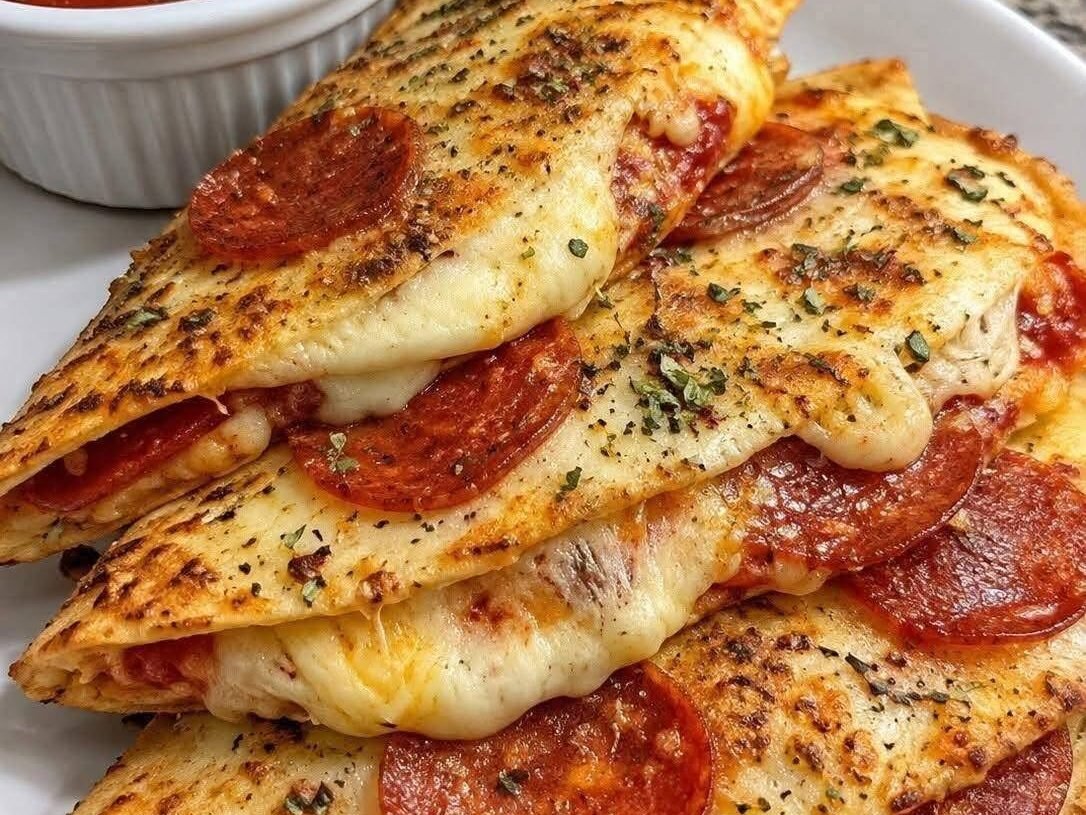 Pepperoni Pizza Quesadillas