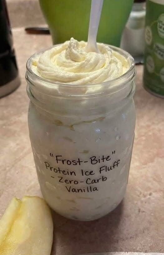 🍦 “Frost-Bite” Protein Ice Fluff – Zero-Carb Vanilla